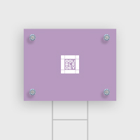 Grommet on each corner