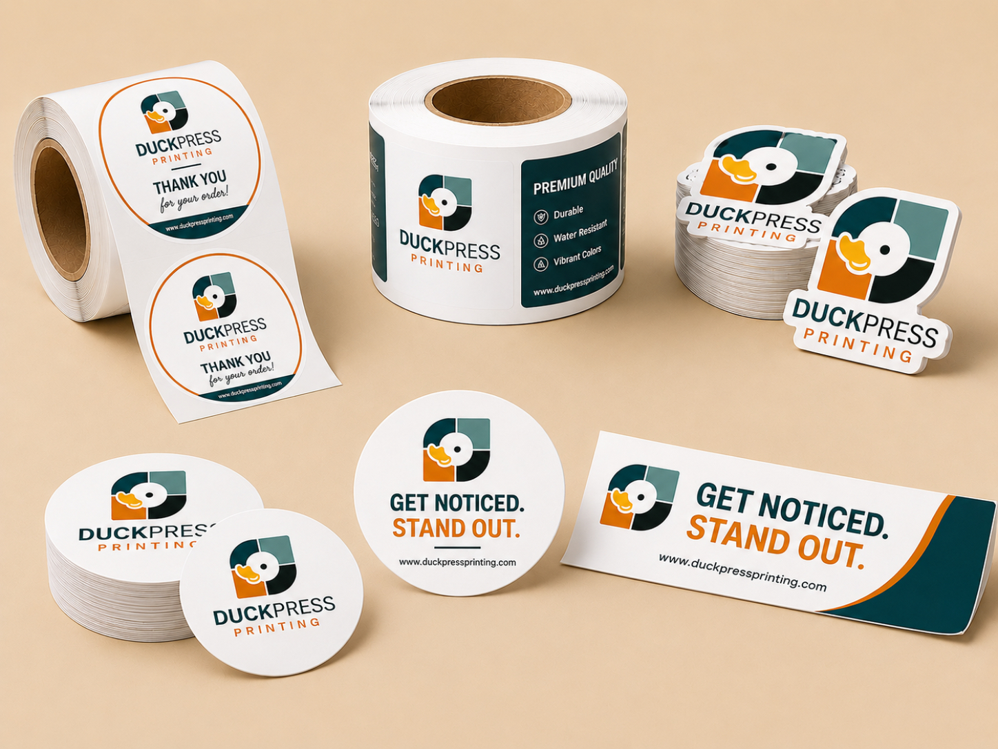 Roll Labels & Stickers