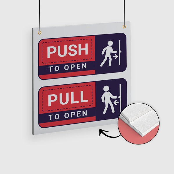 Señales de PVC de 3 mm