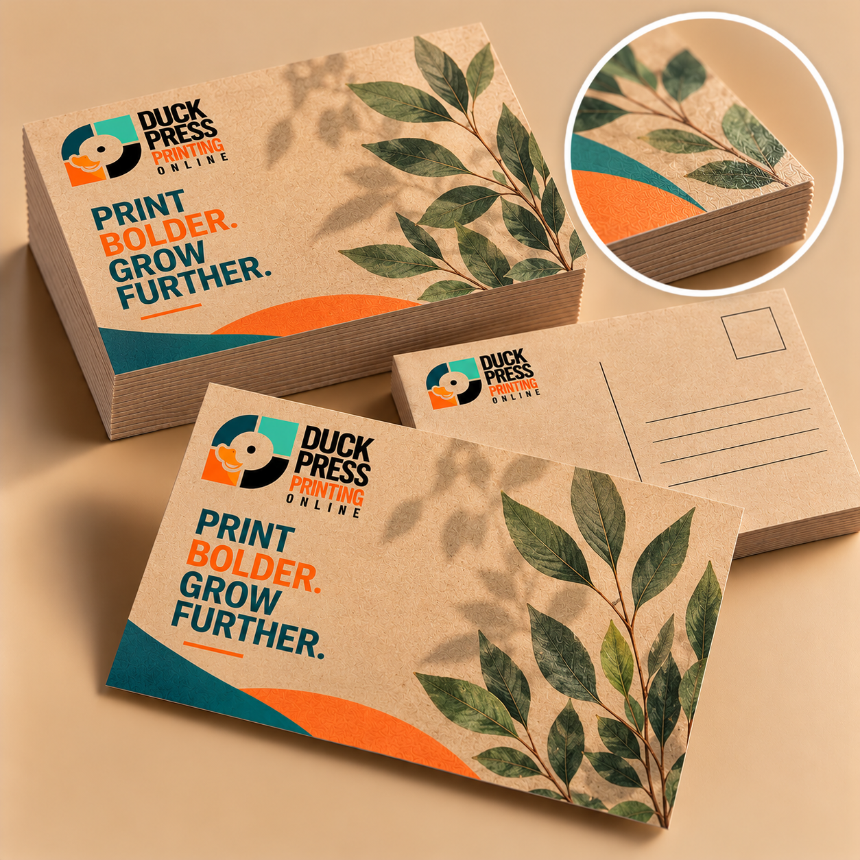 Brown Kraft Postcards