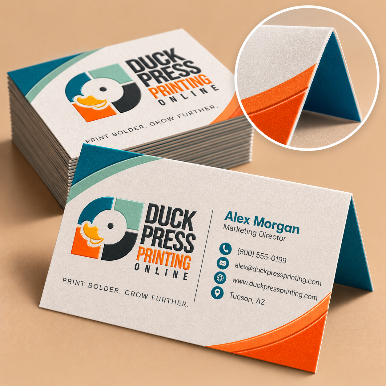 Fold-over Business Cards