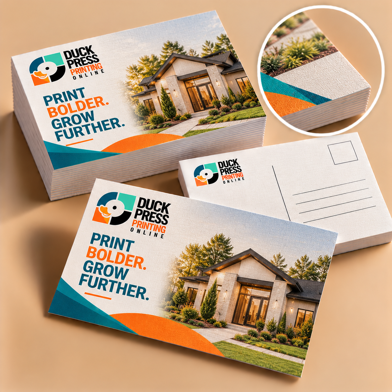 Linen Uncoated Postcards