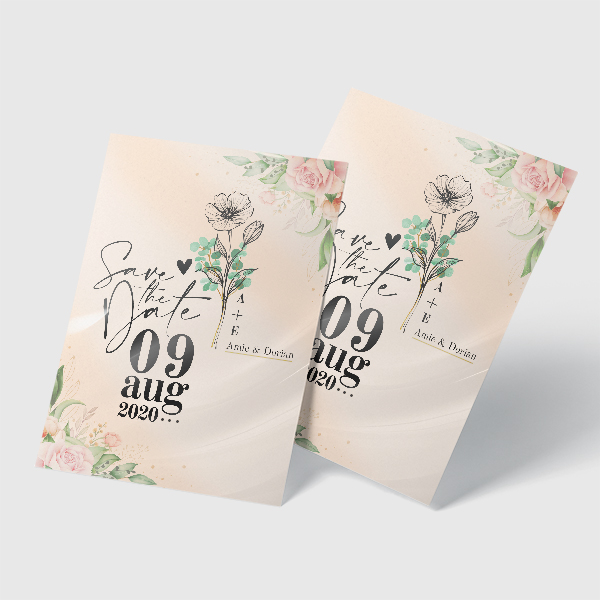 Tarjetas de anuncio de perla