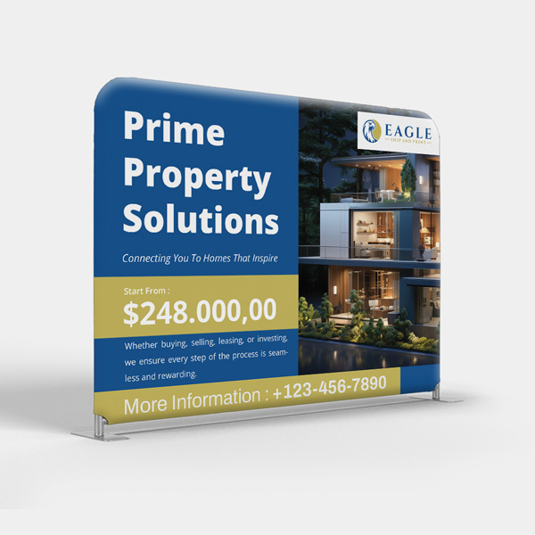 Straight Tension Fabric Displays