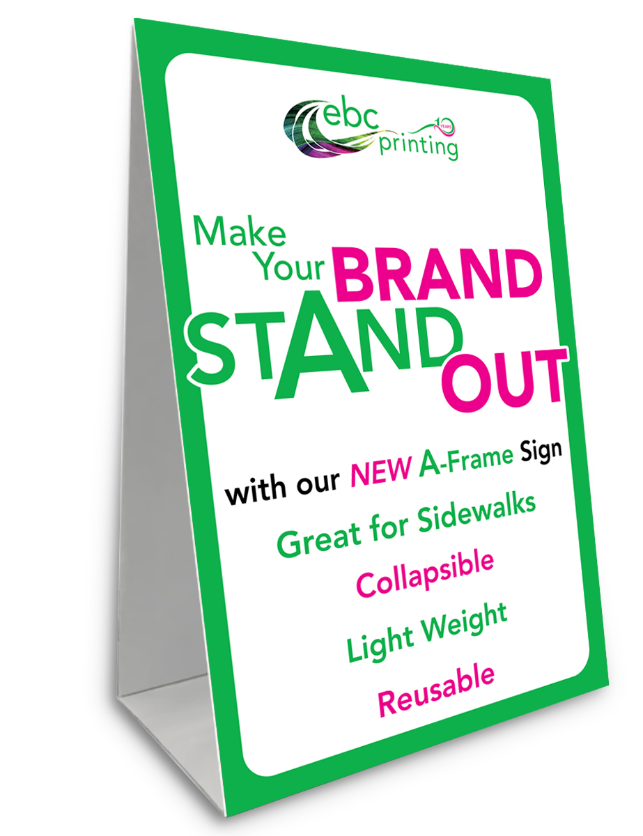 Economy A-Frame Signage 1