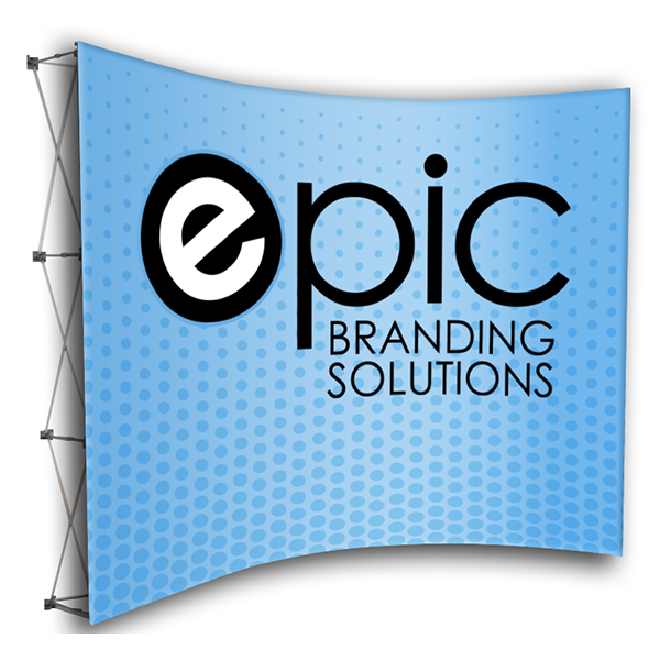 10 ft. Curved Fabric Pop Up