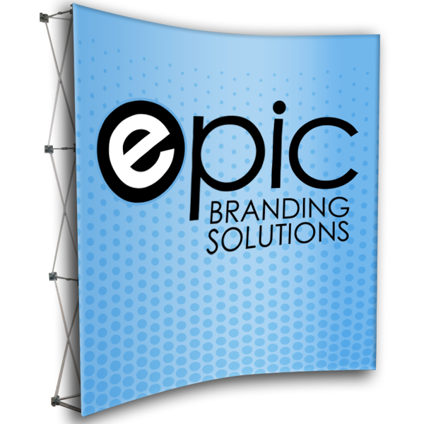 8 ft. Curved Fabric Pop Up