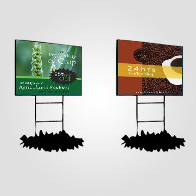 Pancartas para letreros de jardín