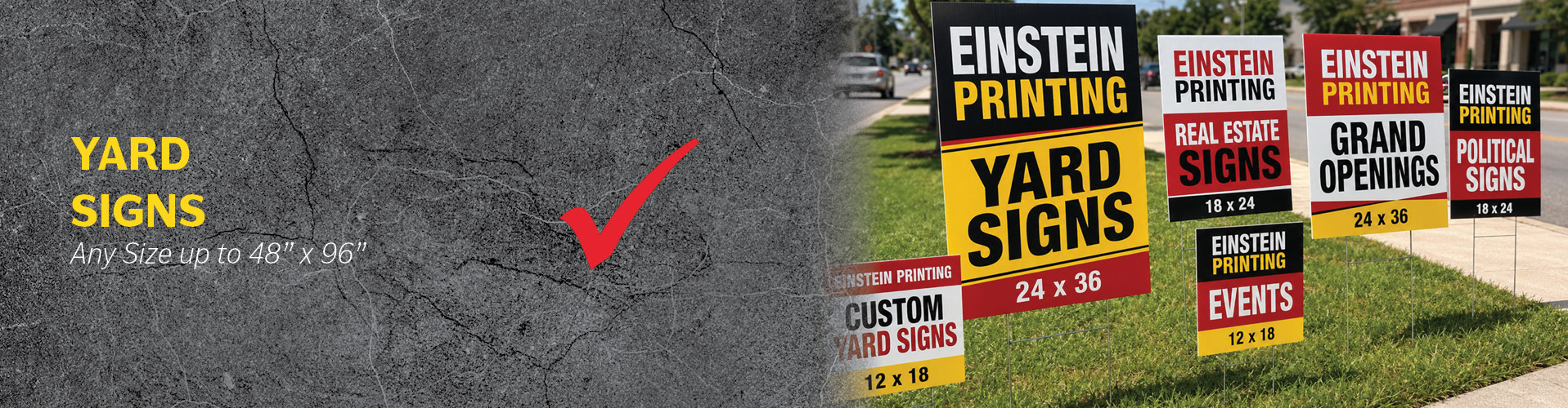 Yard Signs Banner