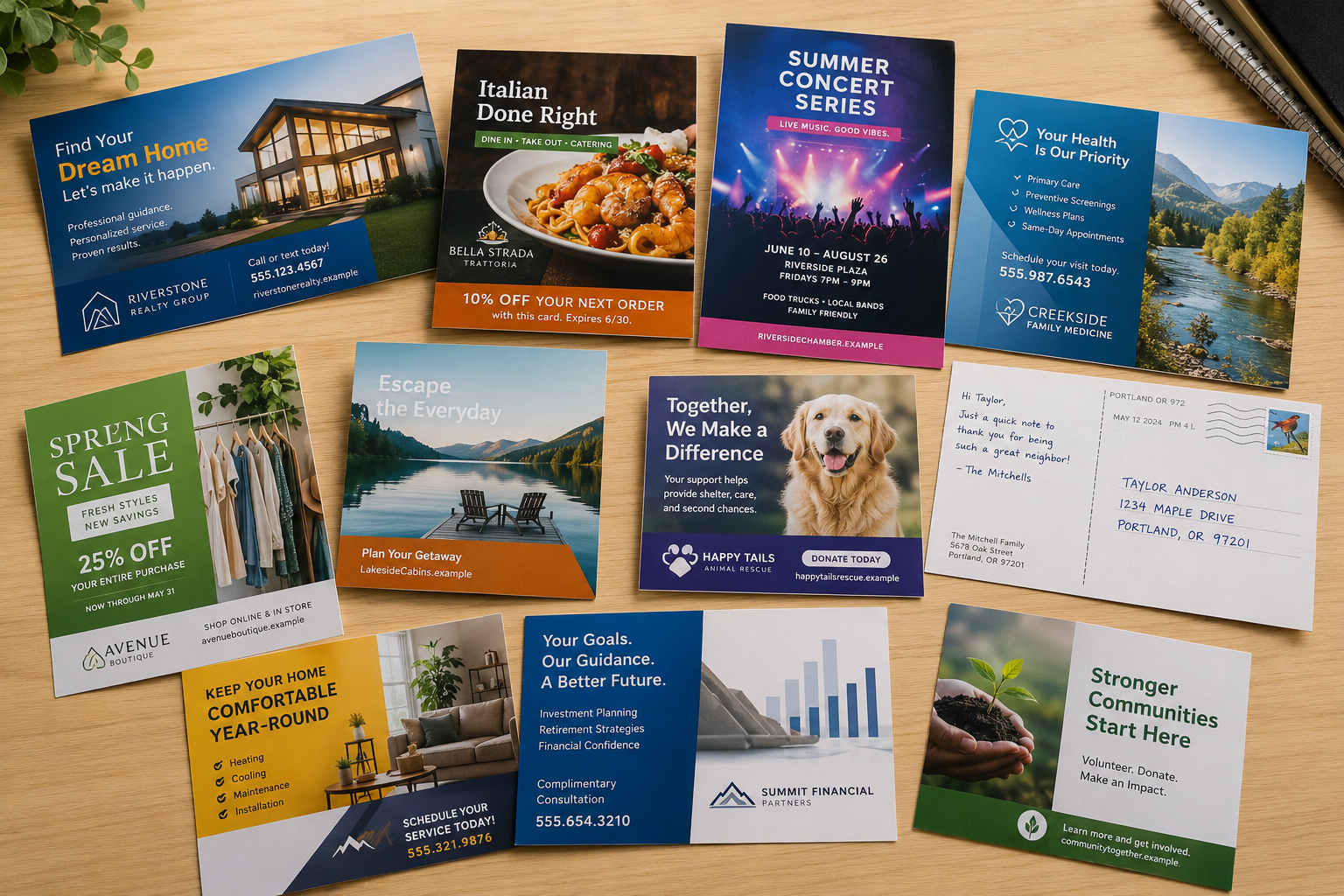Postcards