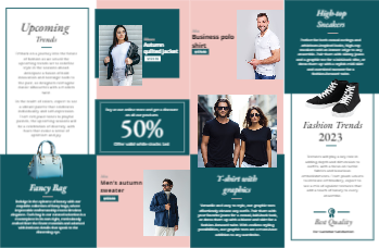 Fashion Brochure Back