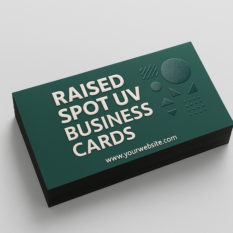Raised Spot UV Business Cards