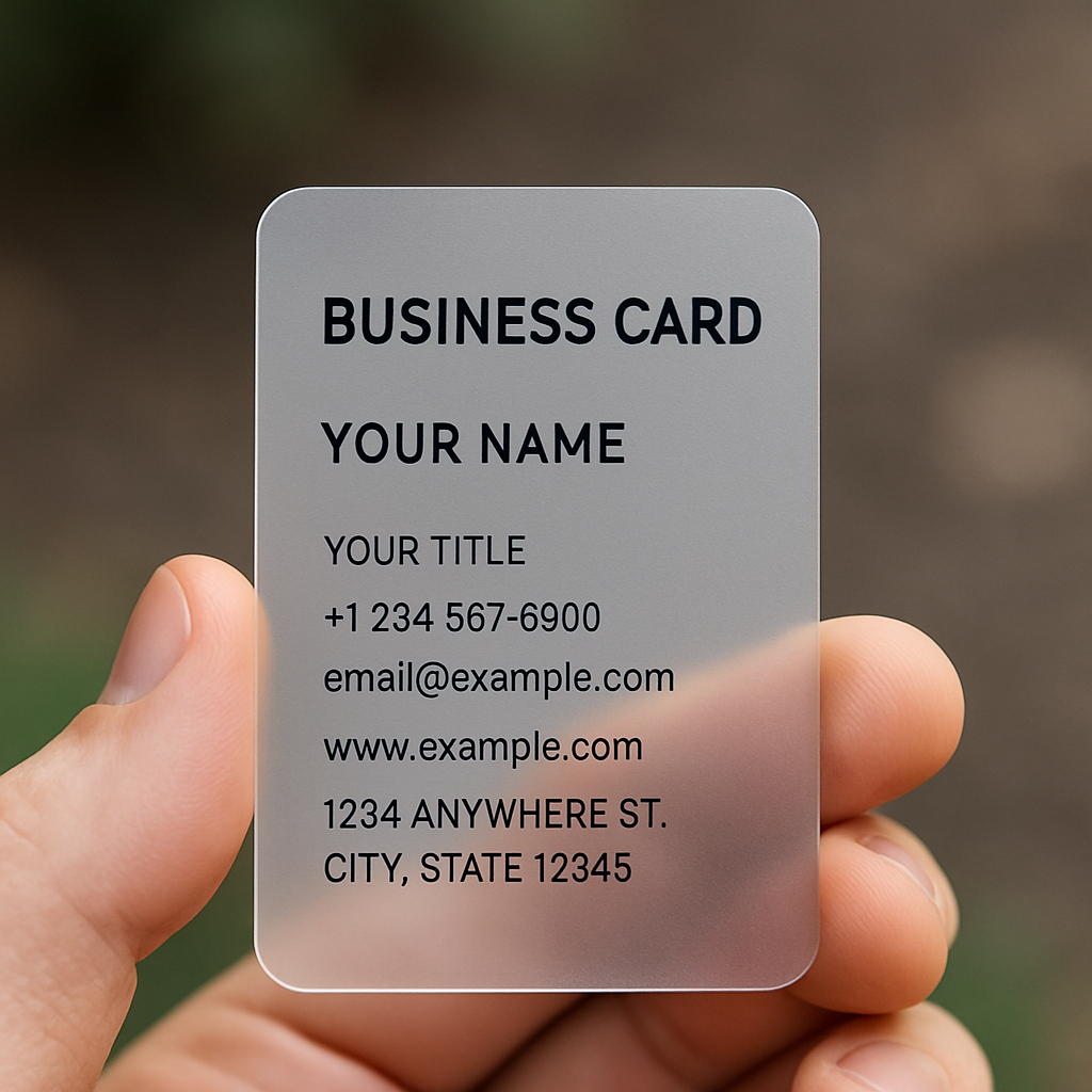 Plastic Business Cards