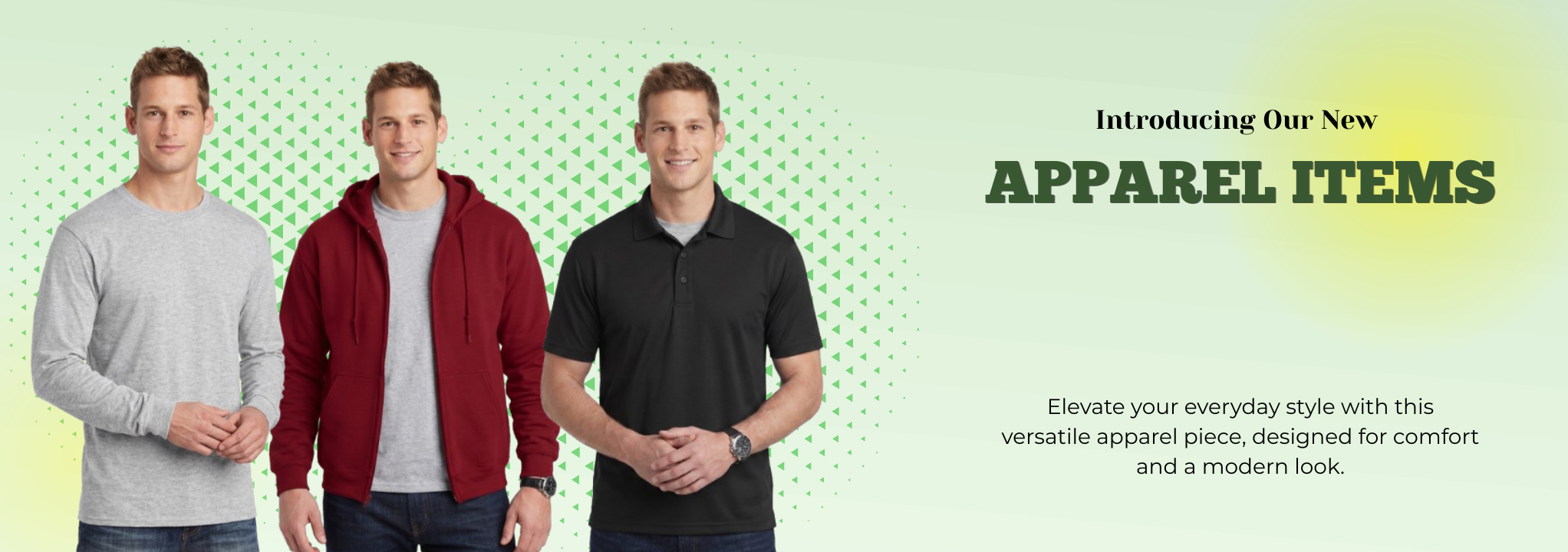 Apparel Collection Banner