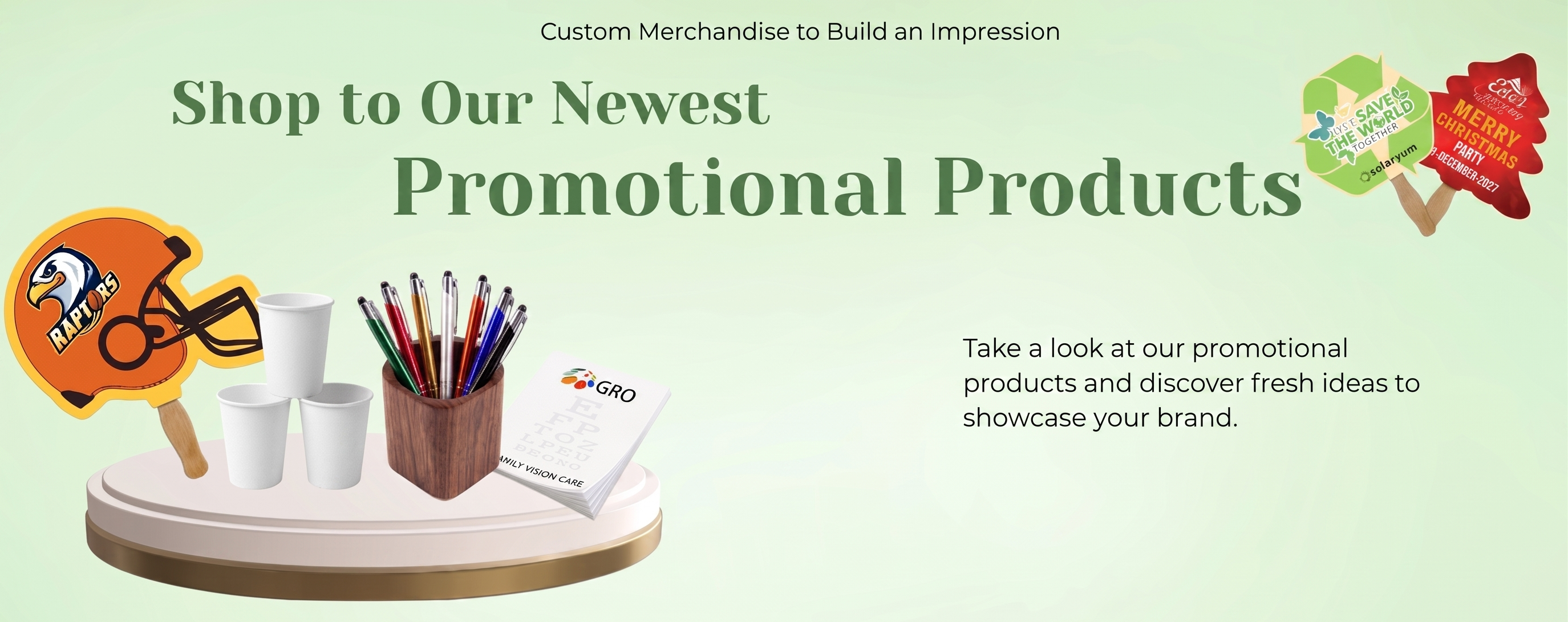 Promotional Product Collection Banner