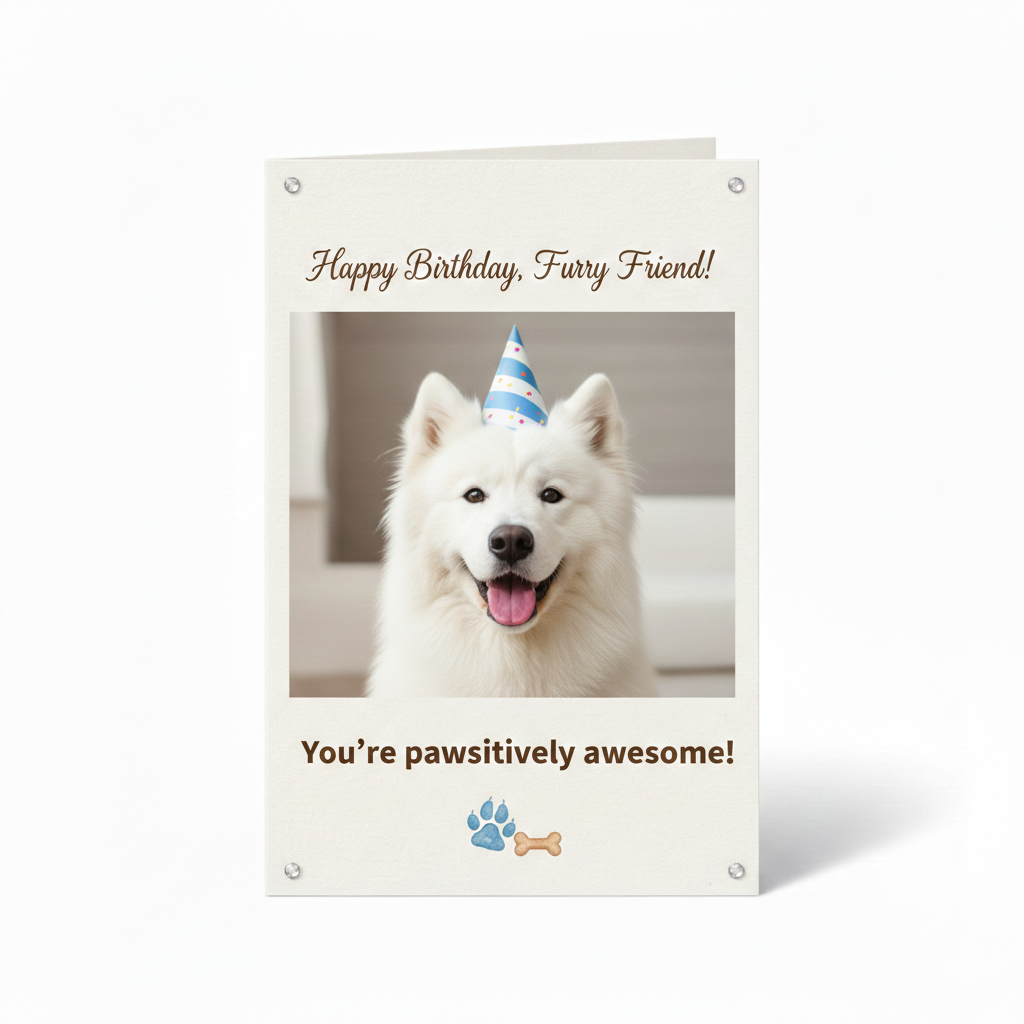 Happy Birthday Cards - Dog
