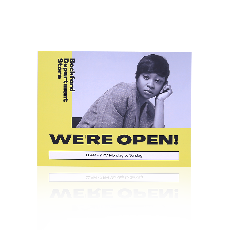 Custom Paper Signs 1