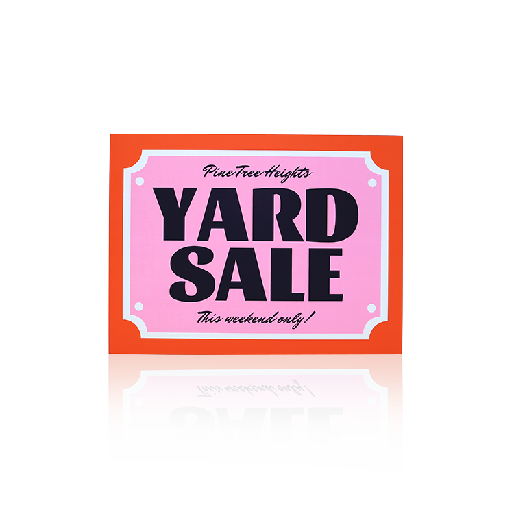 Custom Paperboard Signs 2