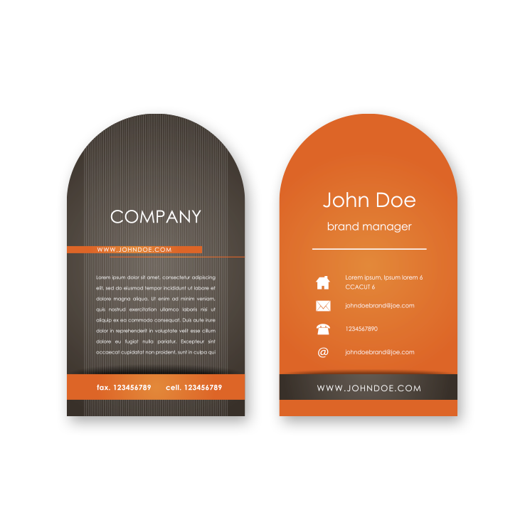 Business Cards - Die Cut G