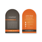Business Cards - Die Cut G
