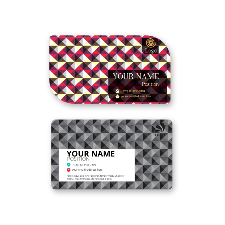 Business Cards - Die Cut C