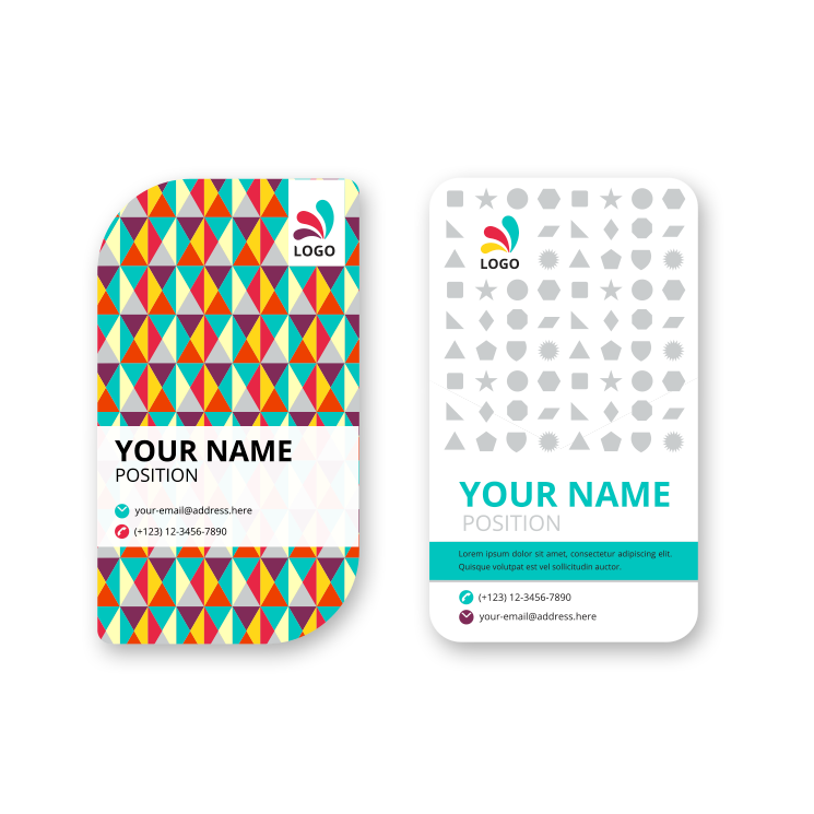 Business Cards - Die Cut E