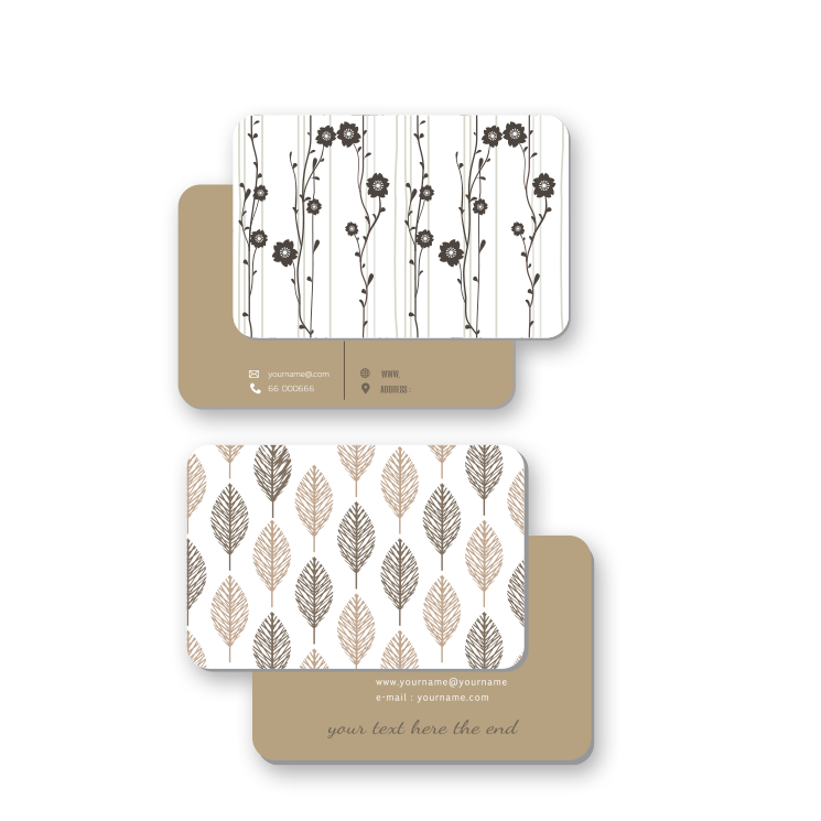 Business Cards - Die Cut D