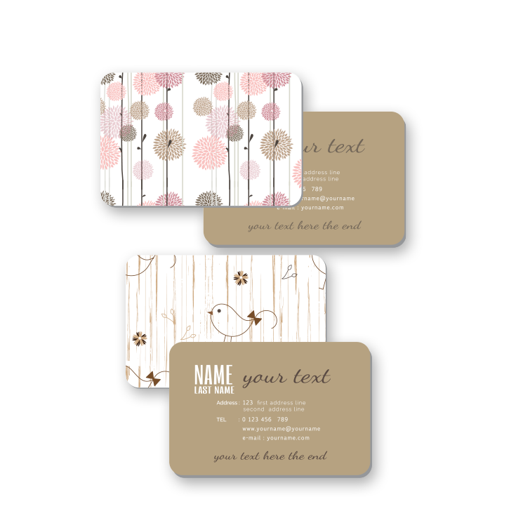Business Cards - Die Cut B