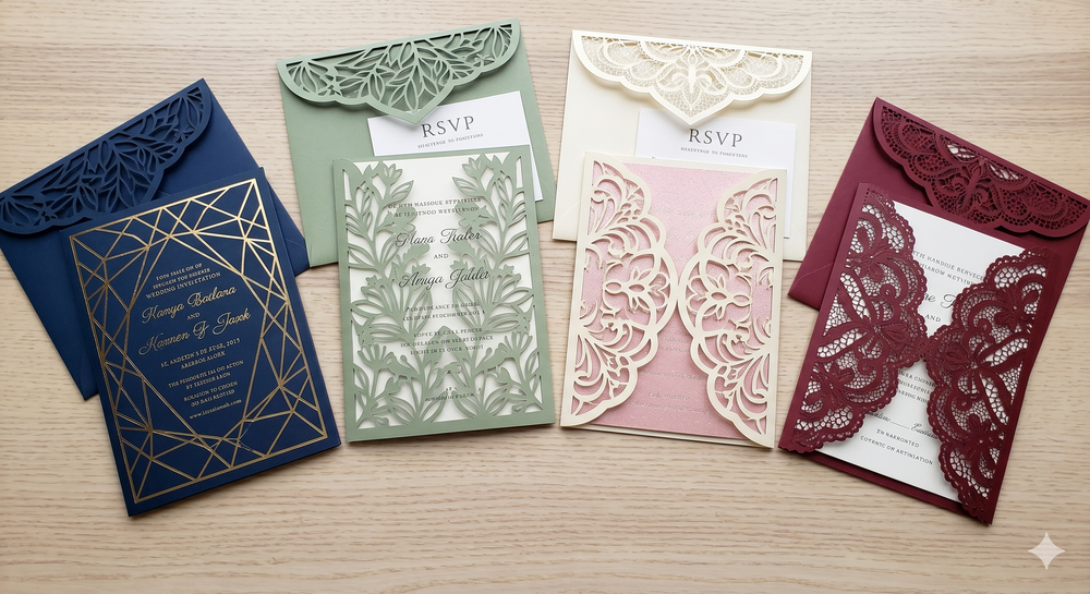 Laser Cut Wedding Invitations 2