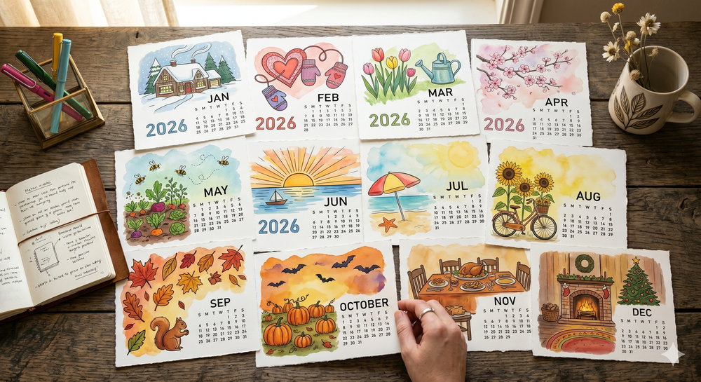 Personalized Calendars for 2026/2027 2