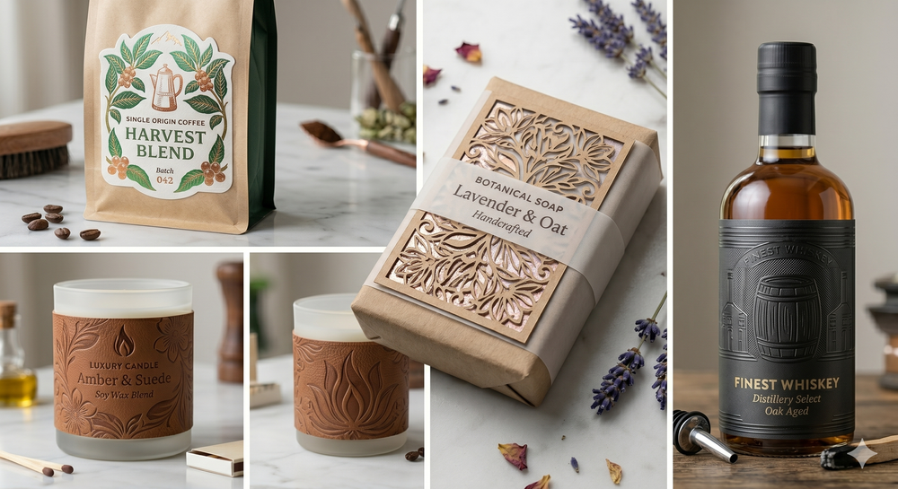 Laser Cut Packaging Labels 3