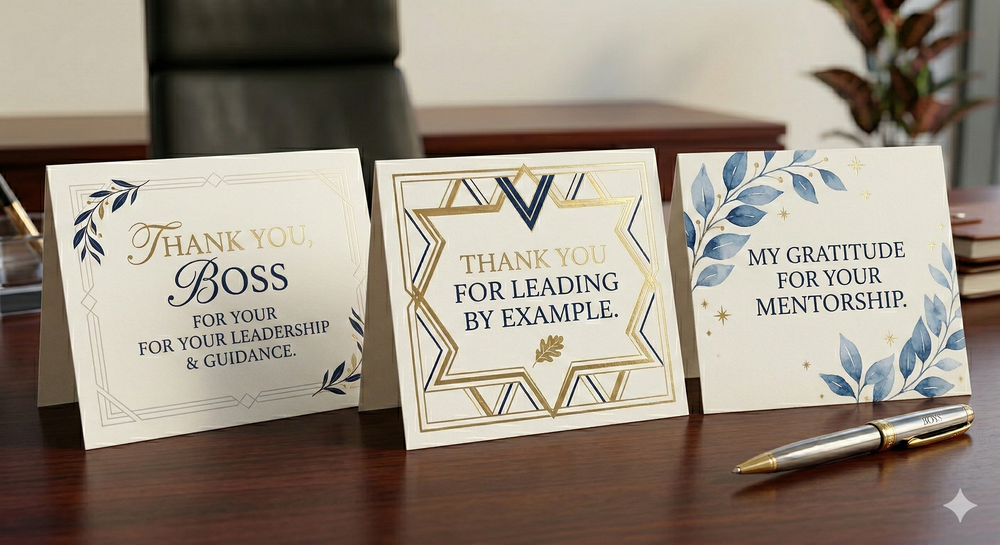 Thank You Cards - For Boss 3