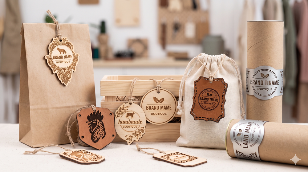 Laser Cut Packaging Labels 4