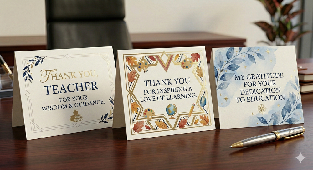 Thank You Cards - For Teacher 3