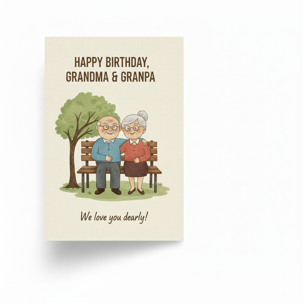 Happy Birthday Cards - Grandparents 1