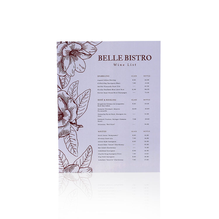 Wine List Card 2