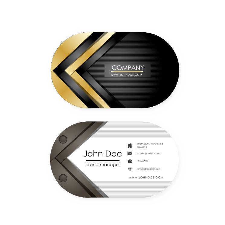 Business Cards - Die Cut A