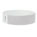 ¾" Tyvek® Custom Solid Color Wristbands with Black Imprint 3