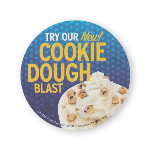 4" Round Paper Disposable Coaster 1