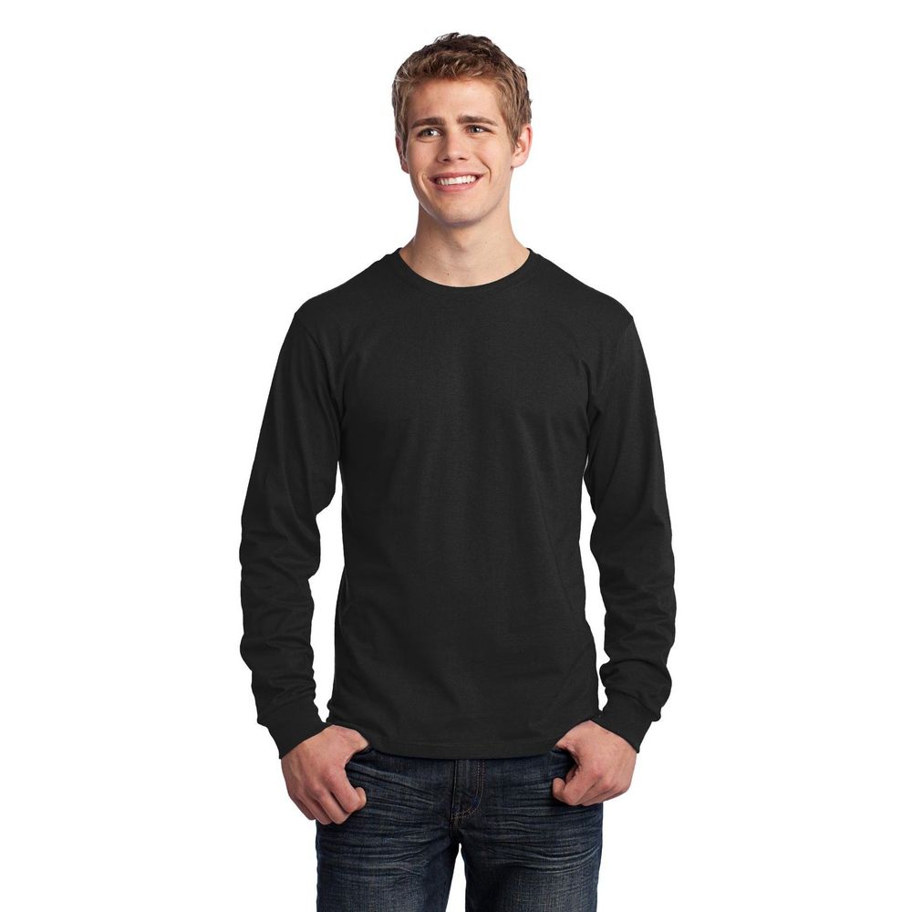 Port & Co™ Long Sleeve Core Cotton T-Shirt 5