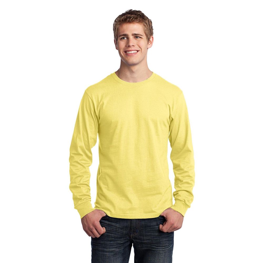 Port & Co™ Long Sleeve Core Cotton T-Shirt 2