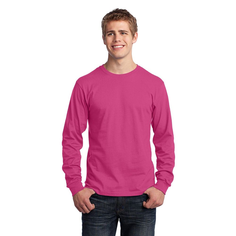 Port & Co™ Long Sleeve Core Cotton T-Shirt 11
