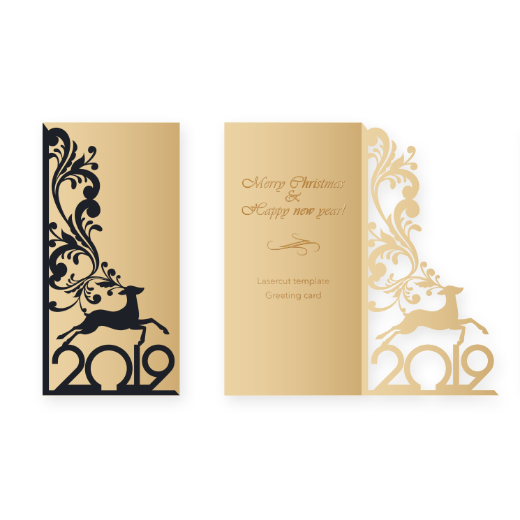 Laser Cut Holiday Cards 1