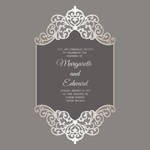 Laser Cut Wedding Invitations 1
