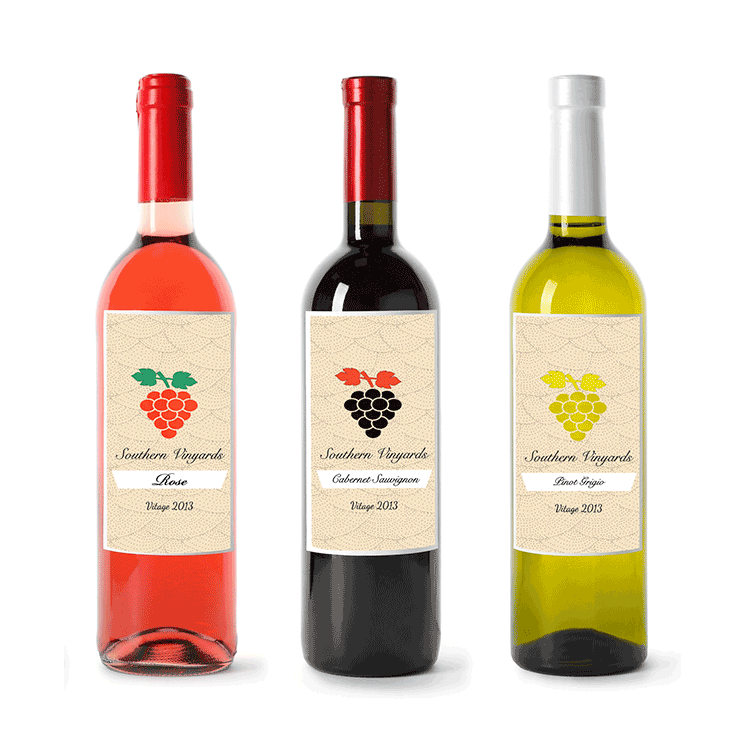Laser Cut Wine Labels 1