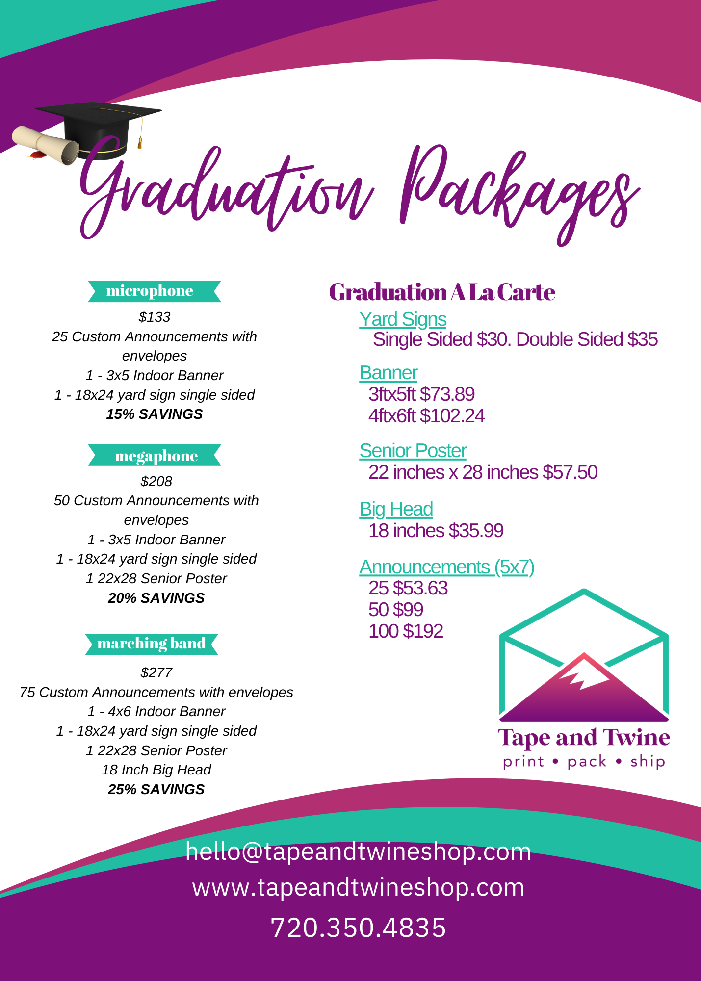 Graduation Package - Megaphone