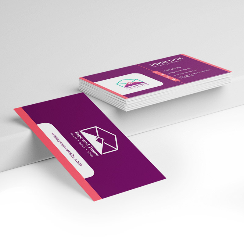 Painted Edge Business Cards