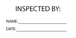 Inspected By