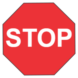 Stop Label