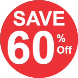 Save 60% Off